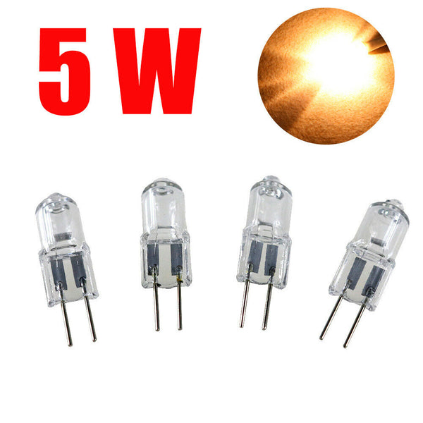 10Pcs 12V 5W 10W 20W G4 HALOGEN BULBS Light Globe Lot Pack JC Bi-Pin Led 2900K