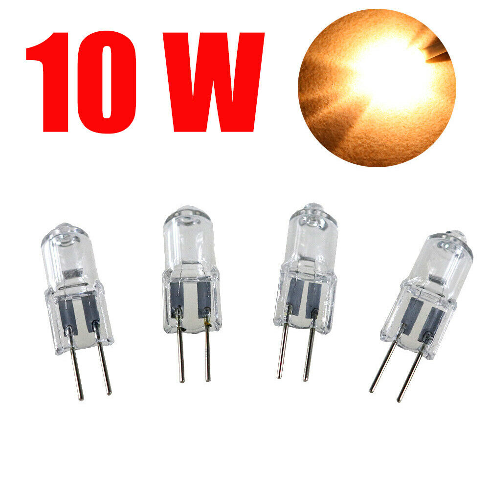 10Pcs 12V 5W 10W 20W G4 HALOGEN BULBS Light Globe Lot Pack JC Bi-Pin Led 2900K