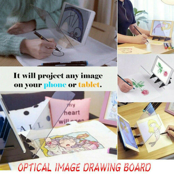 Optical LED Tracing Drawing Board Light Image Copy Pad Art Design Painting Tools