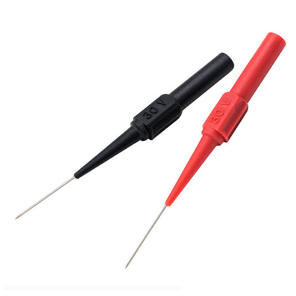 4* Multimeter Testing Lead Fluke Extention Back Probes Sharp Needles Micro Pins