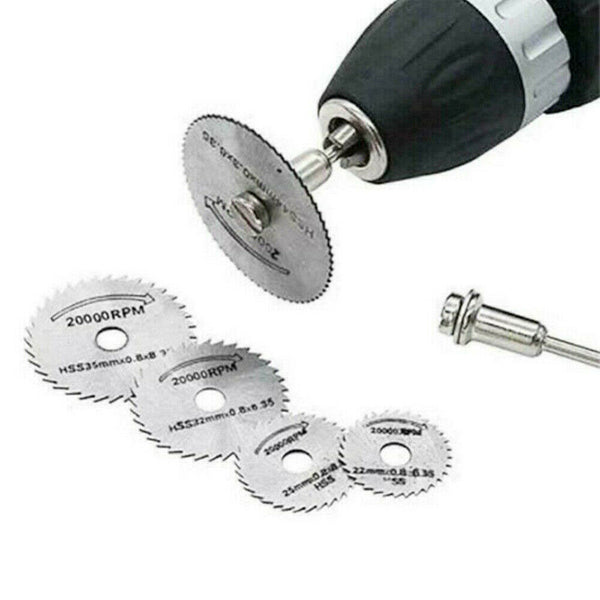 7PCS HSS Circular Saw Blade Set For Drill Dremel Rotary Tool Cutting Wheel Discs