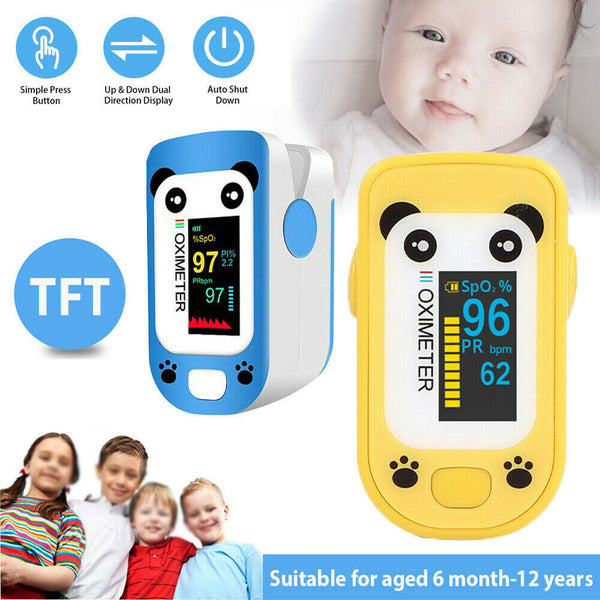 Finger Pulse Oximeter Blood Oxygen Saturation Monitor Rate Heart Adult Kids AU