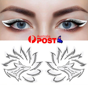 48PCS Eyeliner Eyeshadow Stencils Makeup Template Sticker Shaper Makeup Tool