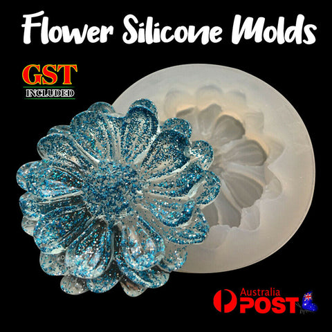 Flower Silicone Molds Epoxy Resin Jewelry Pendant Mould Making Craft Mold Tools