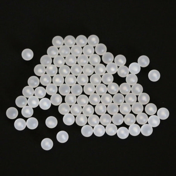 500PCS 7mm Diameter PP Solid Plastic Balls Precision Roller Bearing Transmission