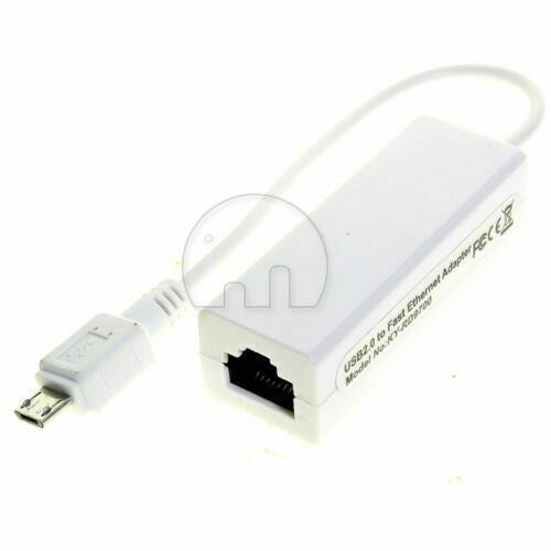 Micro USB 2.0 To RJ45 LAN Ethernet Network Adapter For Mac Wins Linux Android