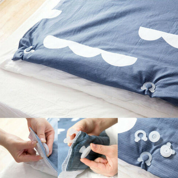 4/8/12 Doona Cover Clip Quilt Cover Fastener Duvet Cover Gripper Comforter Sheet