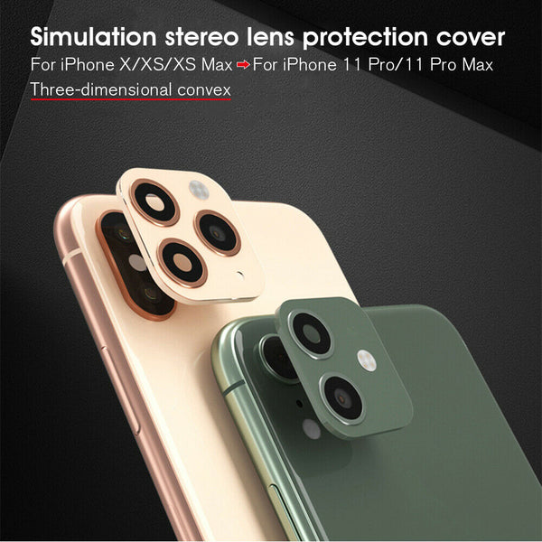 Camera Lens Sticker For iPhone X XS MAX XR Seconds Change to iPhone 11 Pro MAX