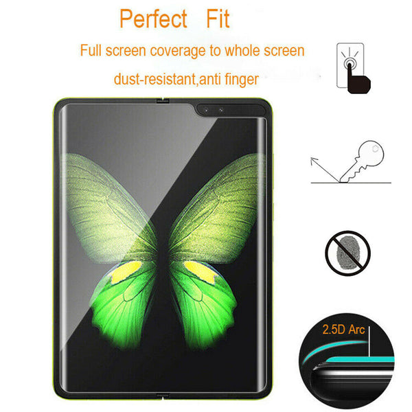 For Samsung Fold Clear Glossy Soft Screen Protector For Samsung Galaxy Fold AU