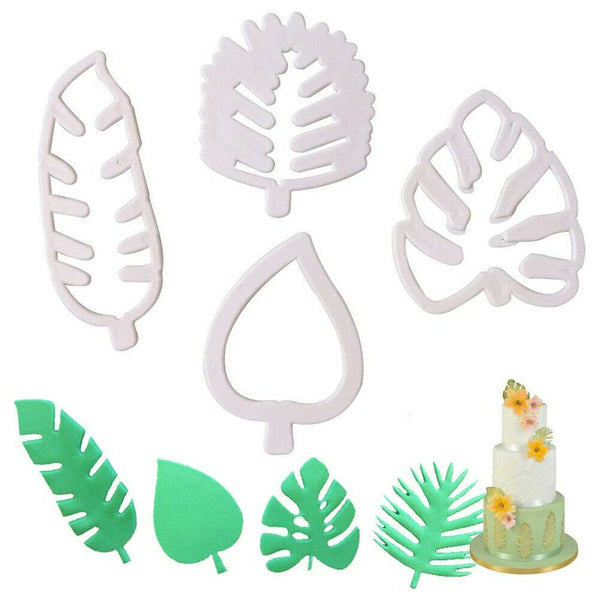 Palm Tree Turtle Leaf Cookies Biscuit Cutter Fondant Mould Cake Sugarcraft Mold