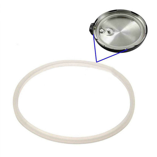 Replacement Silicone Rubber Clear Gasket Sealing Ring Pressure Cooker Kitchen