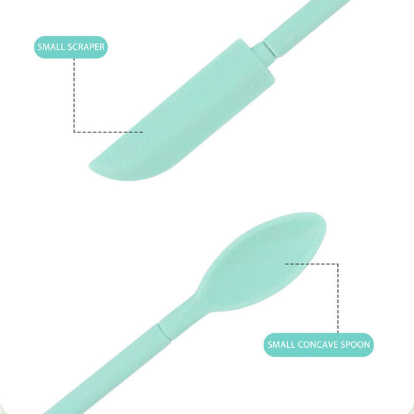 Mini Silicone Telescopic Spatula Multipurpose Double-Headed Cream Cake Scraper