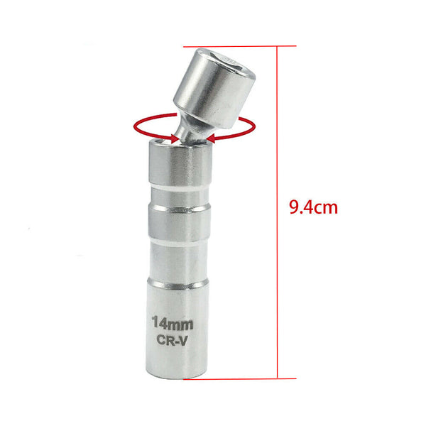 14mm 16mm Spark Plug Socket Magnetic Wrench Removal Tool Thin Joint Wall Sockets