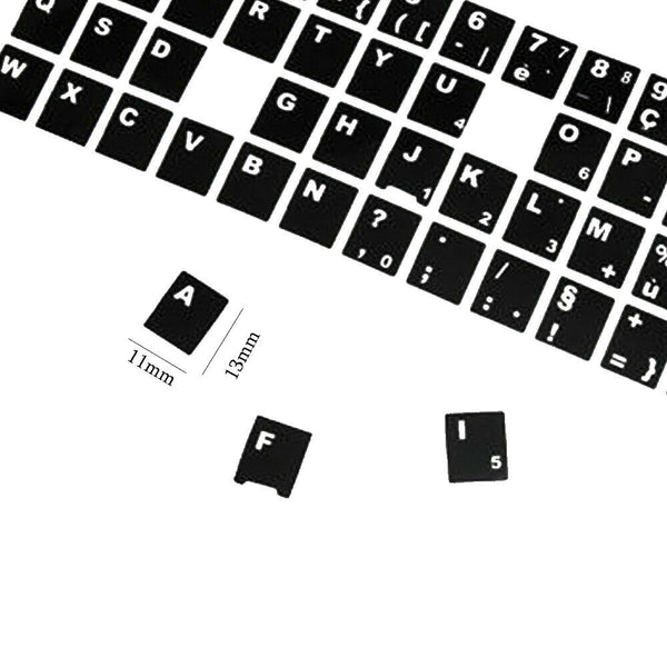 1/2/5X English US Keyboard Keypad Sticker Letters Desktop Laptop PC Cover Skin