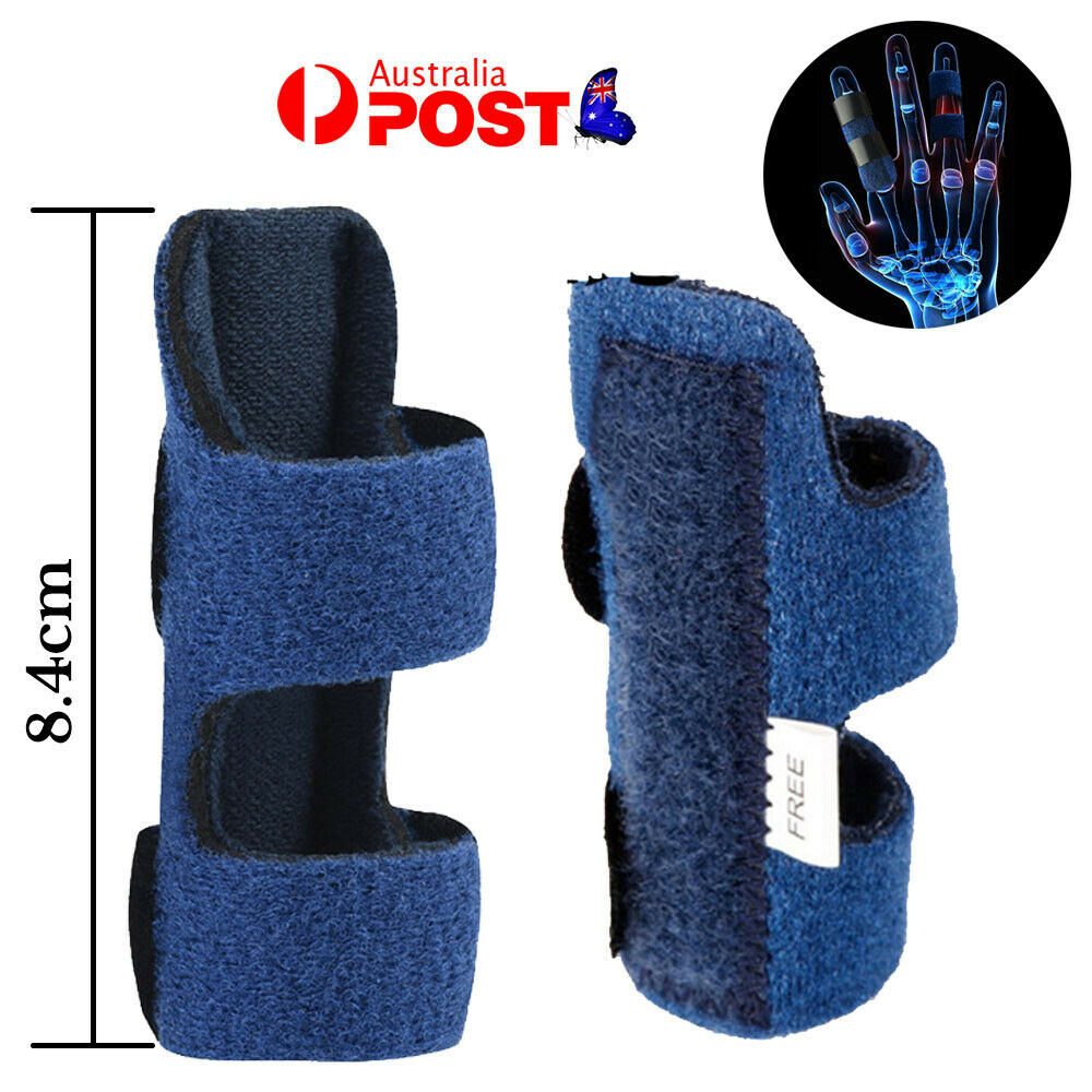 Trigger Mallet Finger Splint Brace Fracture Protector Support Adjustable Pain AU