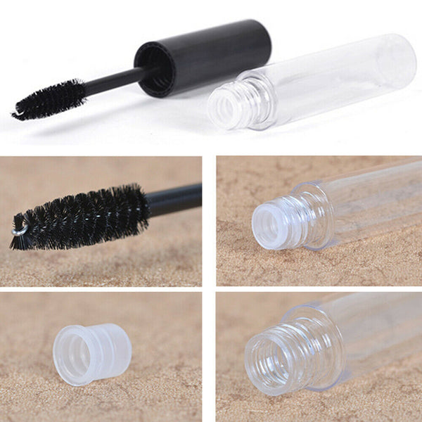 10ML Empty Eyelash Tube Portable Liquid Bottle Mascara Cream Vial/Container Set