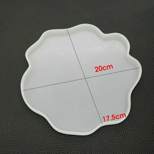 Coaster Resin Casting Mold Epoxy Mould Silicone Jewelry Agate Making Tool Craft