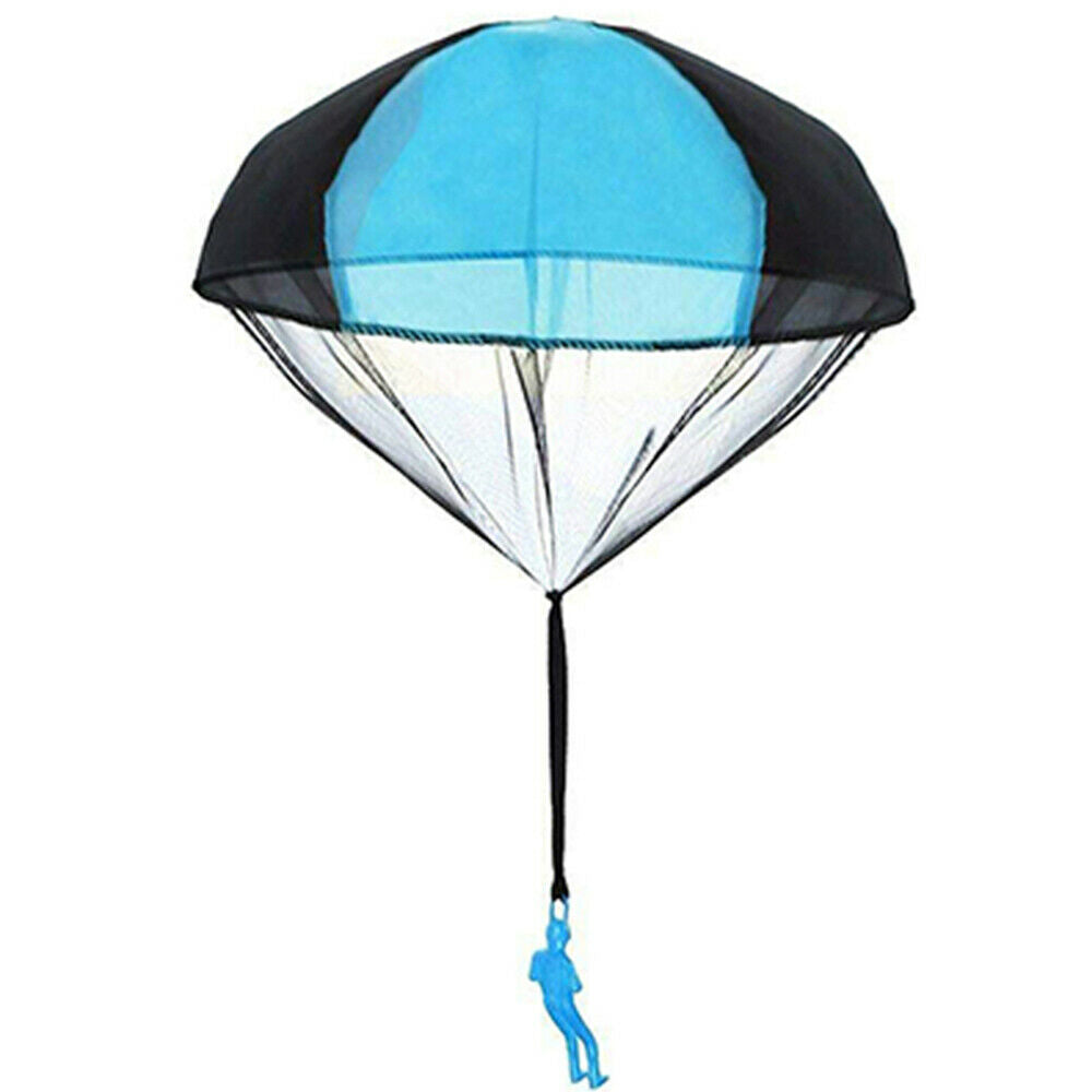 Hand Throwing Mini Soldier Parachute Funny Toy Kid Outdoor Game Play Educational