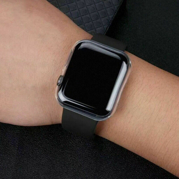 40mm/44mm Clear Ultra Full Case Cover Screen Protector For Apple Watch Series 4