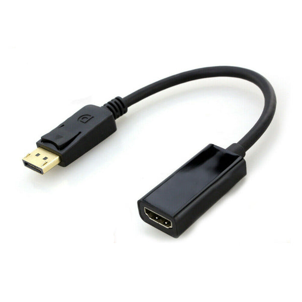 25cm DisplayPort Display Port DP Male to HDMI Female Adapter Converter 1080P