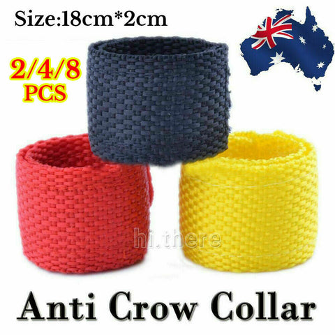 2/4/8PCS Anti Crow Collar for Roosters Cockerel No Crow Noise Neck Belt Nylon