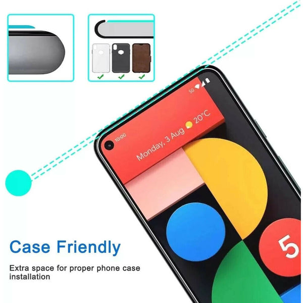 2X For Google Pixel 5 4A 5G 4 XL 3A 3 3XL 2 XL Tempered Glass Screen Protector