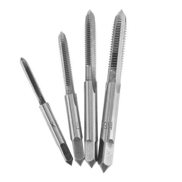 9PCS Hand Screw Tap Set M3/M4/M5/M6 Reamer+Twist Drill Bits+Wrench Tool AU Stock