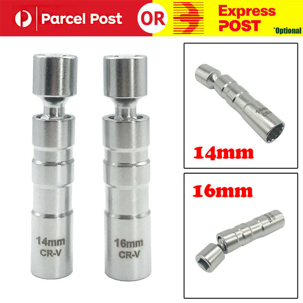 14mm 16mm Spark Plug Socket Magnetic Wrench Removal Tool Thin Joint Wall Sockets