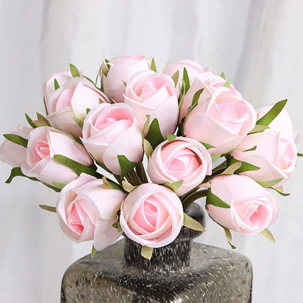 18x of imitation roses bridal bouquets wedding holiday home highend Party Decor