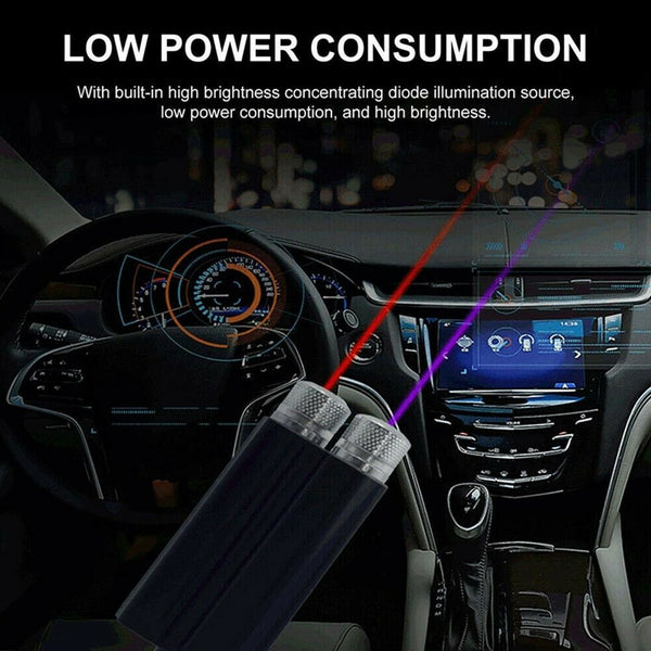 4 in 1 USB Car Ceiling Star Sky Projection Lamp Romantic Atmosphere Night Lights