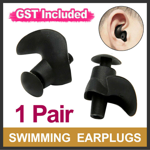 2x Waterproof Swimming Diving Ear Plugs Kids Adults Silicone Sports Reuseable