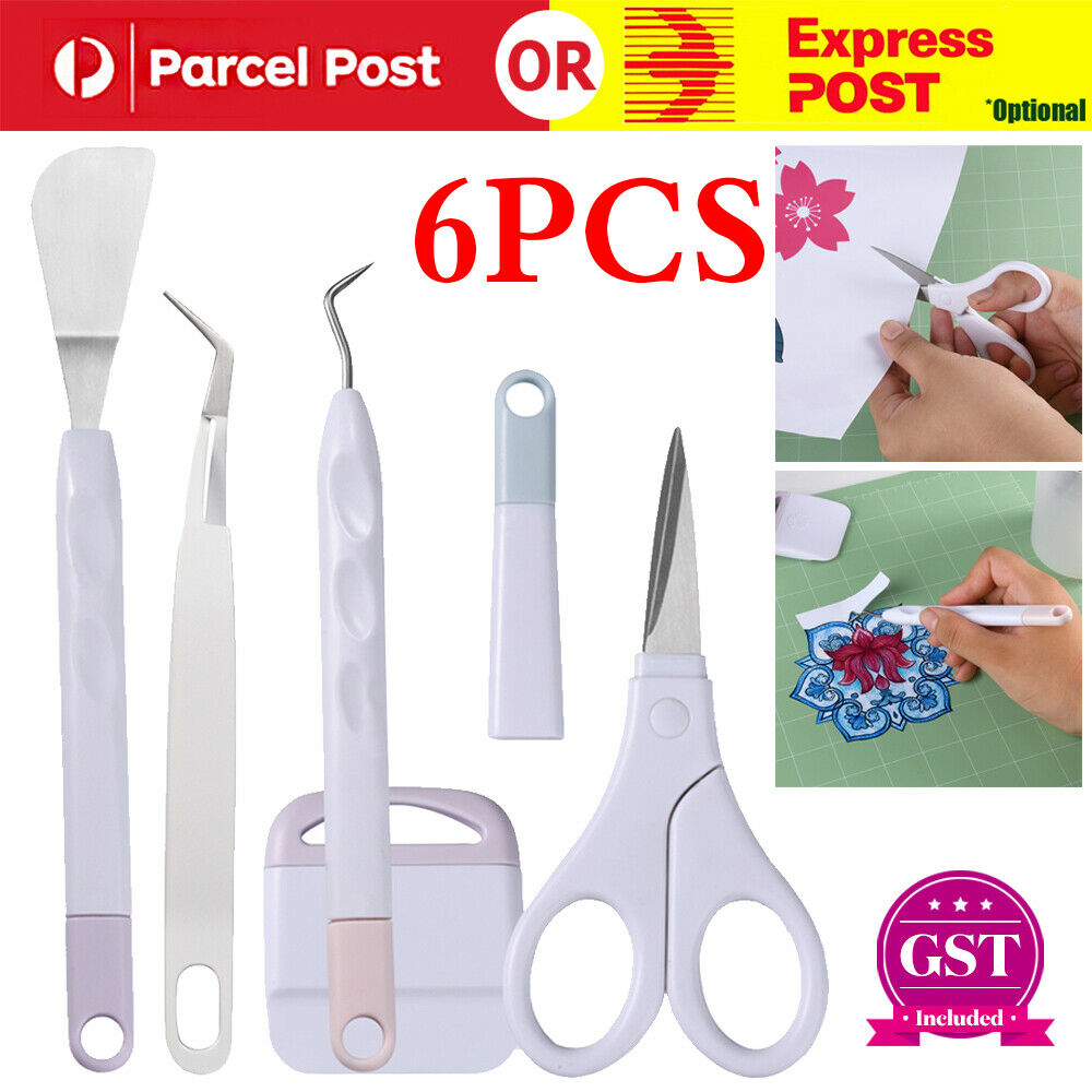 6Pcs Craft Vinyl Weeding Tools Weeding Kits for Cricut/Silhouette/Siser/Oracal