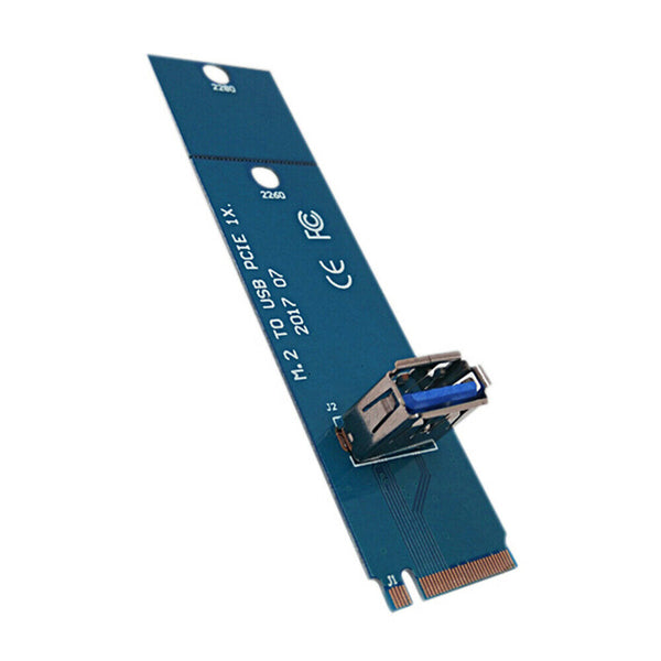 NGFF M.2 to PCI-E X16 Slot Transfer Card Mining Pcie Riser Card USB Port Tools