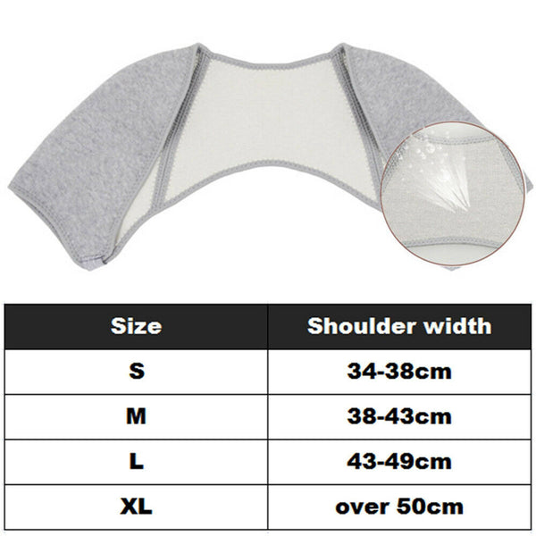 Double Shoulder Support Brace Strap Joint Sport Gym Arthritis Protector Wraps