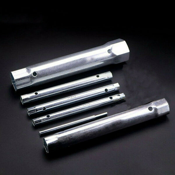 6X Tube Spanner Plumber mixer Tap Kit Tubular Hex Socket water sink Wrench Kit