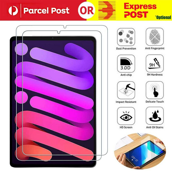 For iPad Mini 6th Gen 8.3" 2021 HD Tempered Glass Clear Flim Screen Protector