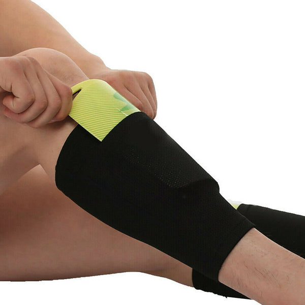 1Pair Adult Kids Soccer Protective Leg Sleeves Calf Support Socks Shin Guard