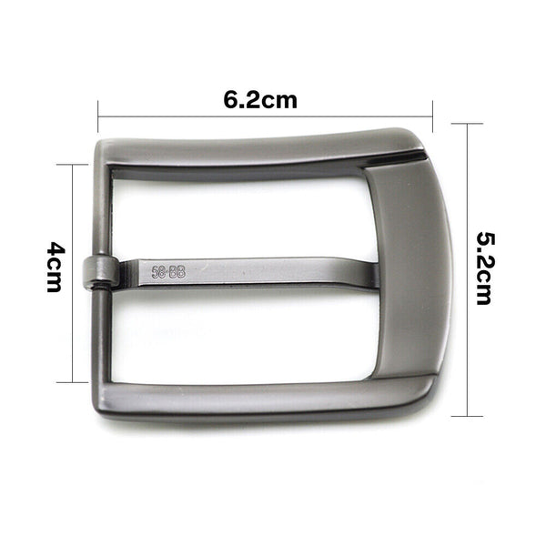 40mm Zinc Alloy Metal Pin Single Belt Buckle for Men Leather Belt Waist Strap