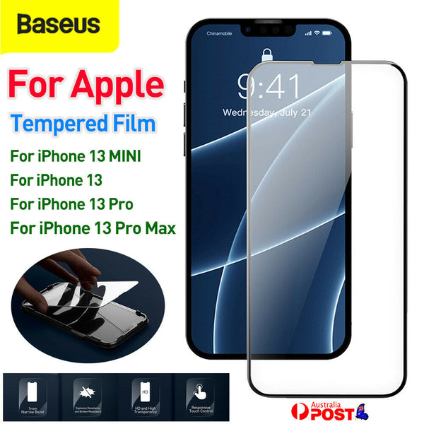 Baseus 2-Packs For iPhone 13 mini /13/ 13 Pro Max Tempred Glass Screen Protector