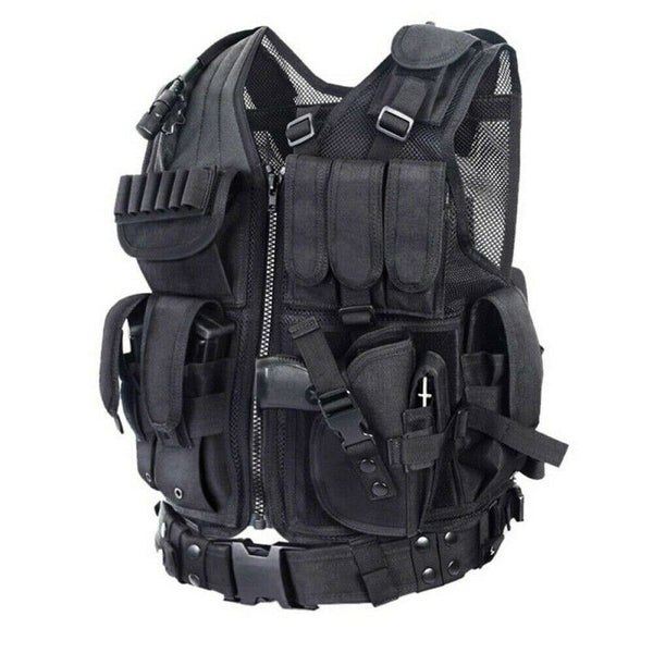 Tactical Military Vest Army Paintball Airsoft Combat Assault Adjustable Armor