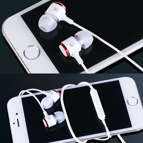 EXTRA BASS Earphones Earbuds Headset Headphones Mic for iPhone iPad Samsung PC