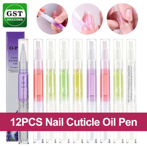 12 PCS Nail Cuticle Oil Pen Set Gel Nail Oil Care Treatment Manicure Repair Pen