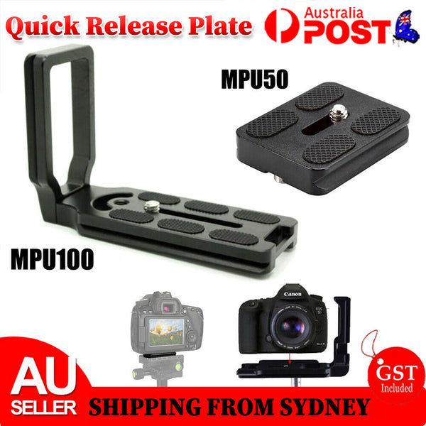 MPU100 /50 Quick Release L Plate Bracket for Camera Benro Arca Swiss Universal