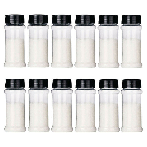 PLASTIC SPICE BOTTLES JARS CONTAINERS SHAKER LID HERB 100ML BULK LOT WHOLESALE