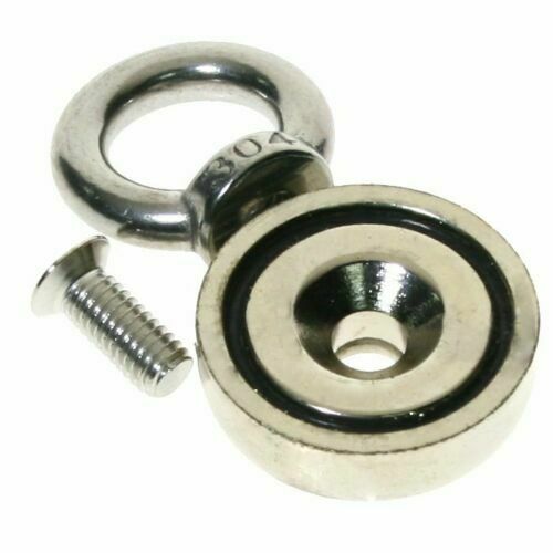 15/112Kg Salvage Strong Recovery Magnet Neodymium Hook Treasure Hunting Fishing