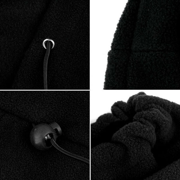 Neck Warmer Winter Fleece Snood Scarf Cap Wrap Thermal Ski Jogging Mens Unisex