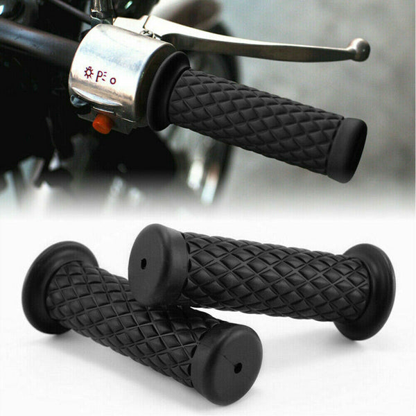 Motorcycle Rubber Gel Hand Grips For 7/8" 22mm Handlebar Sports Bike Universal