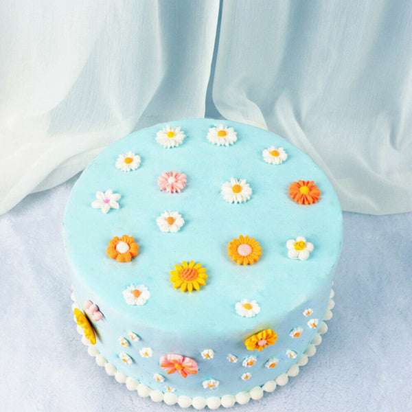 Flower Silicone Cake Topper Decor Fondant Sugarcraft Mould Chocolate Baking Mold