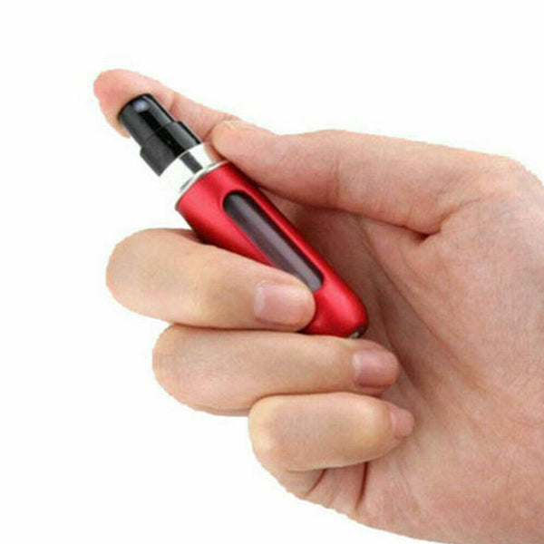 Portable Perfume Atomiser Refill Travel Bottle Mini Pump Spray Scent Pocket 5ML