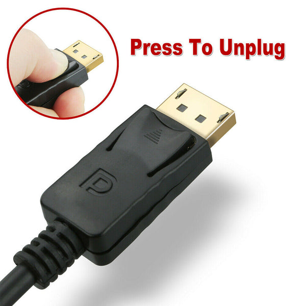 1.8M Displayport Display Port DP to HDMI Cable Male to Male Full HD High Speed